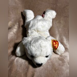 1998 chily the polar bear 14 inch retired beanie bear